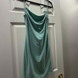 Mint Green Sparkly Body-Con Dress - Windsor